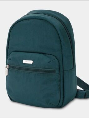 Travelon Small Teal Mini Backpack with Front Pocket Anti Theft Protection NWT